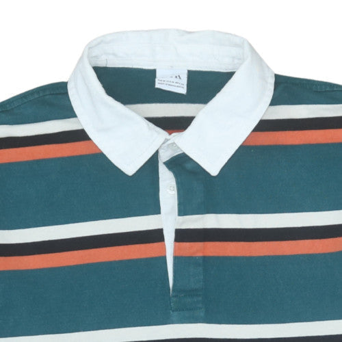 Mens UK Size M Zara Multicoloured Henley Sweatshirt