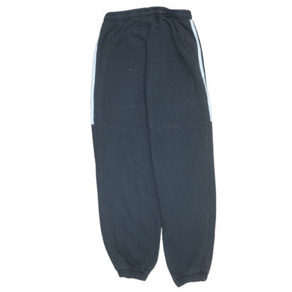 Adidas Womens Black Jogger Trousers M Regular Fit Fleece Activewear
