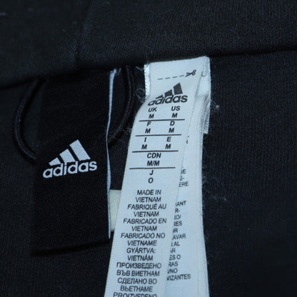 Mens UK Size M adidas Black Full Zip Hoodie