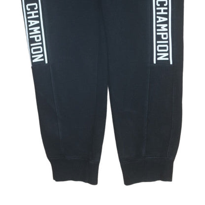 Champion Men's Black Jogger Sweatpants Medium Fleece Activewear