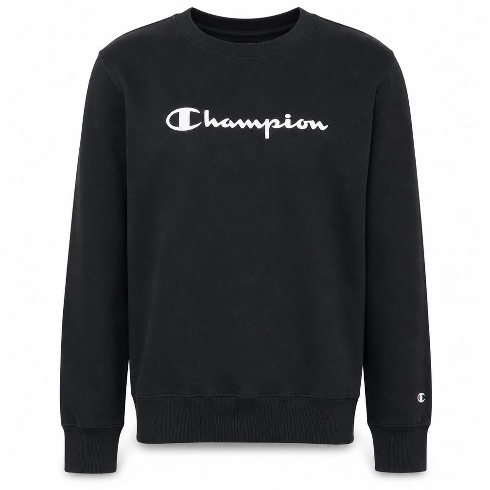 Mens UK Size L Champion Black Pullover Sweatshirt