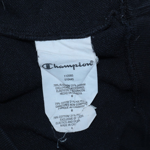 Mens UK Size L Champion Black Pullover Sweatshirt
