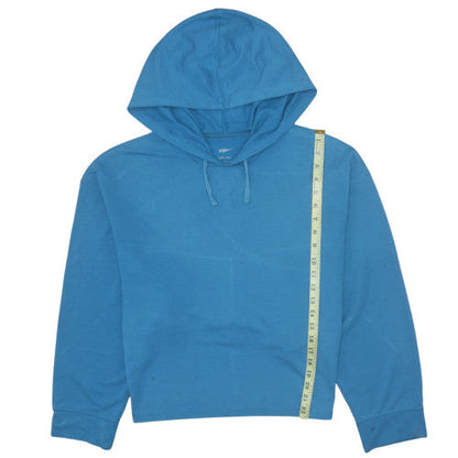 Womens UK Size M Nike Blue Pullover Hoodie