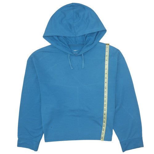 Womens UK Size M Nike Blue Pullover Hoodie