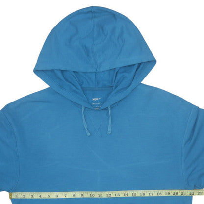 Womens UK Size M Nike Blue Pullover Hoodie