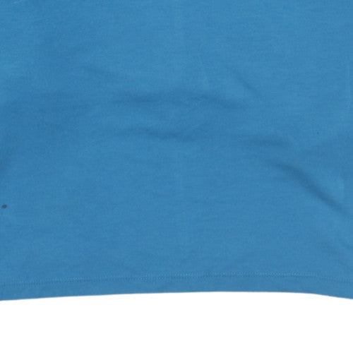 Womens UK Size M Nike Blue Pullover Hoodie