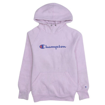 Womens UK Size S Champion Pink Pullover Hoodie