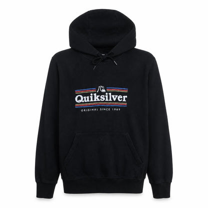 Mens UK Size S Quiksilver Black Pullover Hoodie