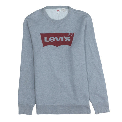 Mens UK Size M Levi's Grey Pullover Sweatshirt