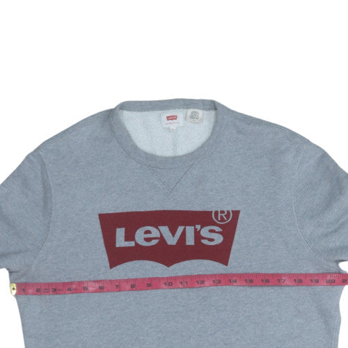 Mens UK Size M Levi's Grey Pullover Sweatshirt