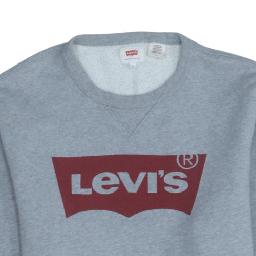 Mens UK Size M Levi's Grey Pullover Sweatshirt