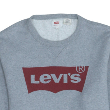 Mens UK Size M Levi's Grey Pullover Sweatshirt
