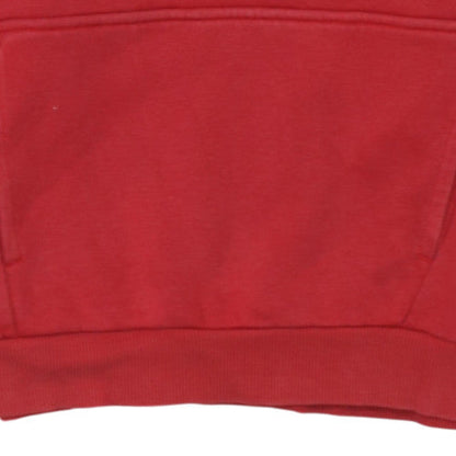 Nike Boys Red Pullover Hoodie Sweatshirt M 13-14 Years Fleece Logo