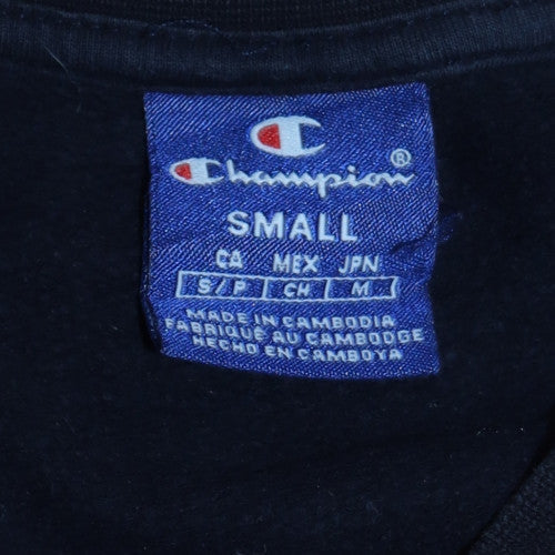 Mens UK Size S Champion Blue Pullover Sweatshirt