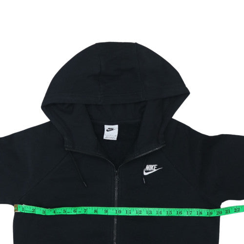 Mens UK Size S Nike Black Full Zip Hoodie