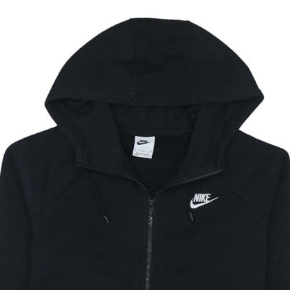 Mens UK Size S Nike Black Full Zip Hoodie