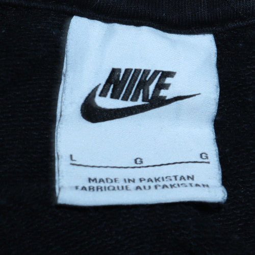 Womens UK Size L Nike Black Pullover Hoodie