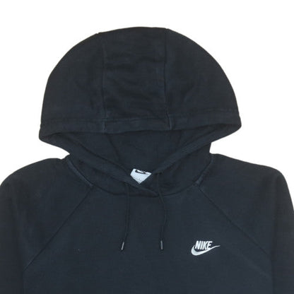 Womens UK Size L Nike Black Pullover Hoodie