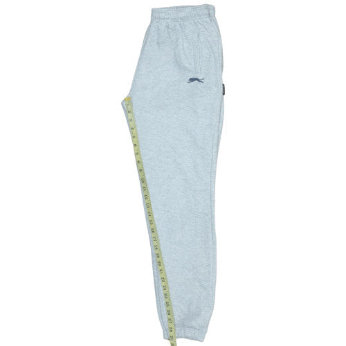 Slazenger Men's Grey Regular Fit Sweatpants M Tapered Fleece
