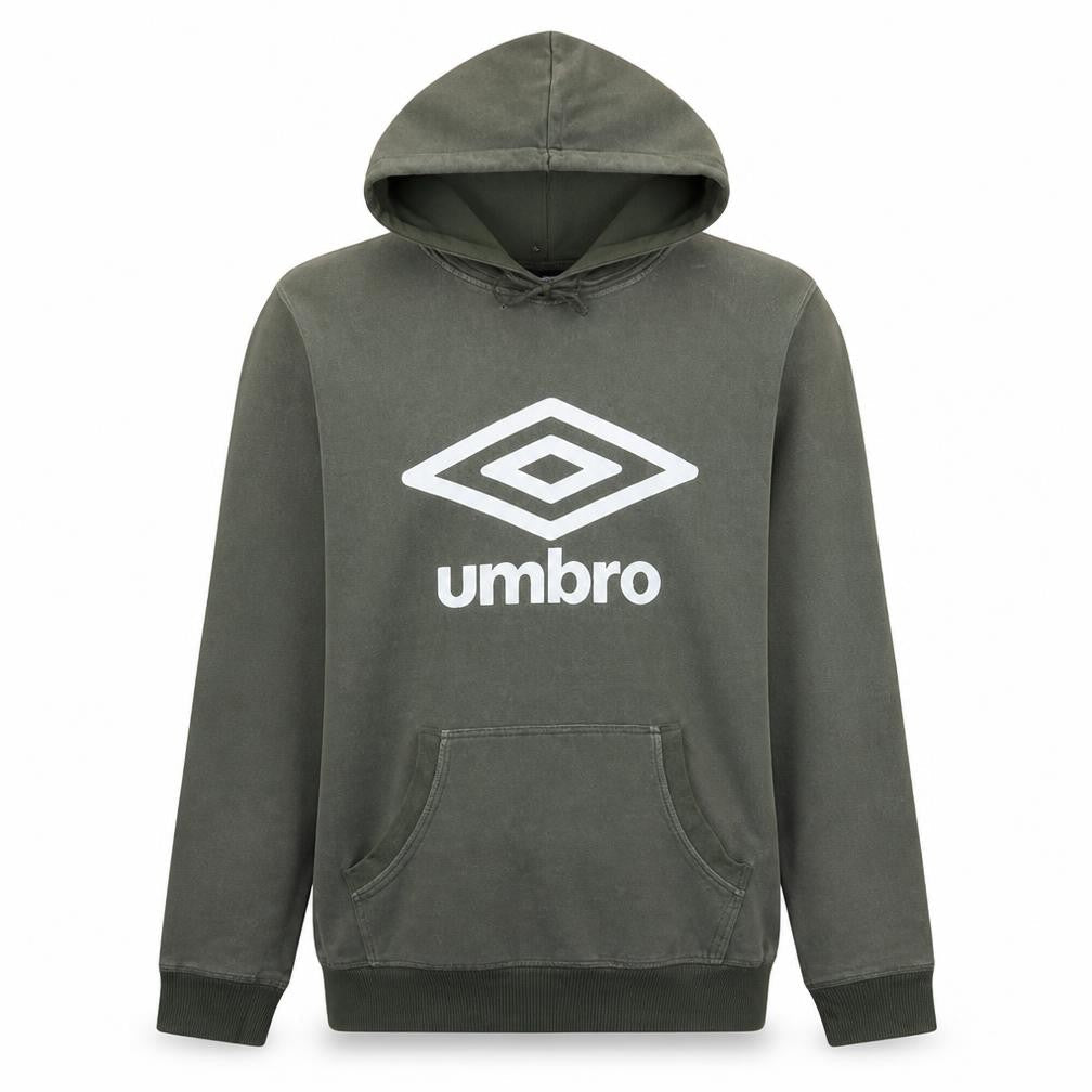 Mens UK Size L Umbro Green Pullover Hoodie