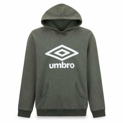 Mens UK Size L Umbro Green Pullover Hoodie