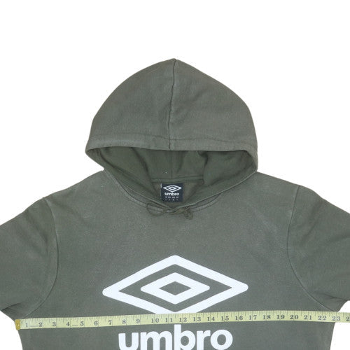 Mens UK Size L Umbro Green Pullover Hoodie