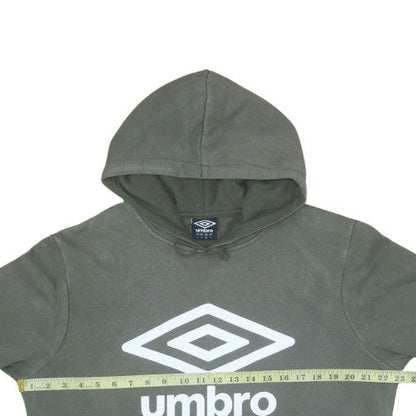 Mens UK Size L Umbro Green Pullover Hoodie