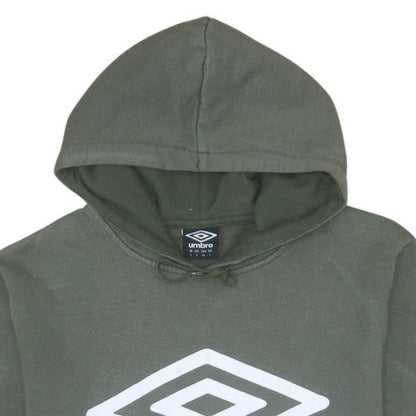 Mens UK Size L Umbro Green Pullover Hoodie