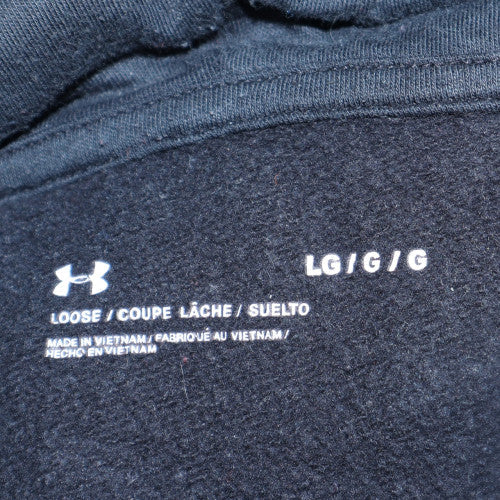 Mens UK Size L Under armour Black Pullover Hoodie