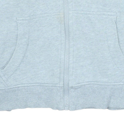 Tommy Hilfiger Boys Grey Full Zip Hoodie 11-12 Years Cotton Blend