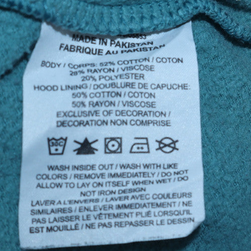 Womens UK Size L Nike Blue Pullover Hoodie