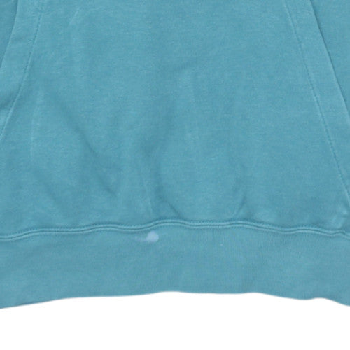 Womens UK Size L Nike Blue Pullover Hoodie