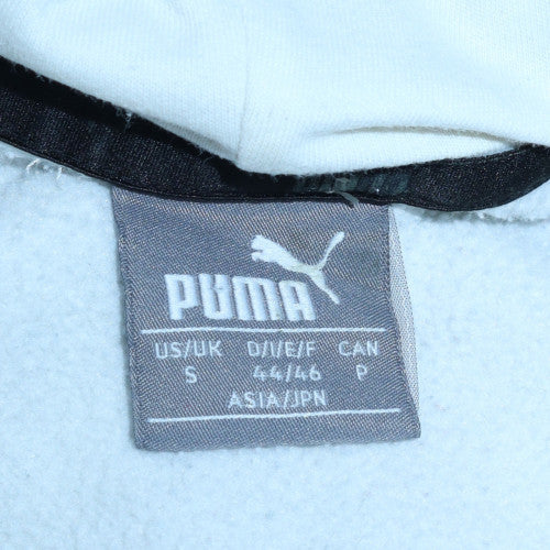 Mens UK Size S PUMA White Pullover Hoodie