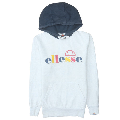 Mens UK Size S ellesse Grey Pullover Hoodie
