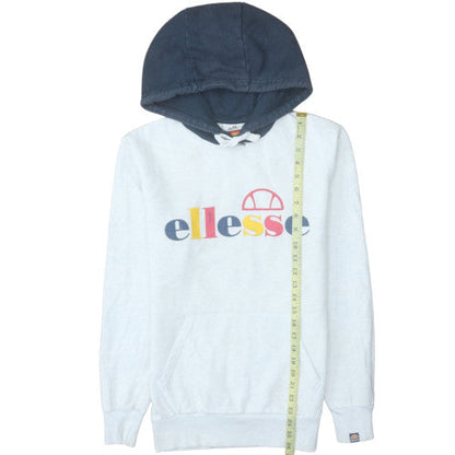 Mens UK Size S ellesse Grey Pullover Hoodie