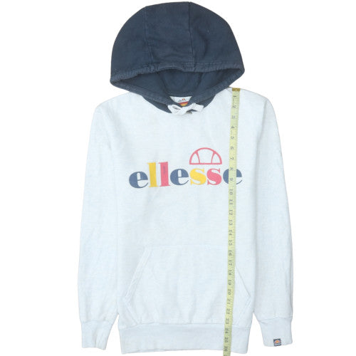 Mens UK Size S ellesse Grey Pullover Hoodie