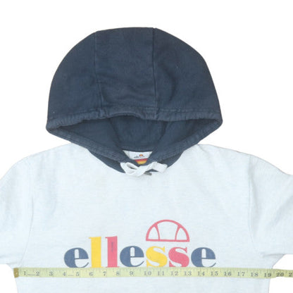 Mens UK Size S ellesse Grey Pullover Hoodie
