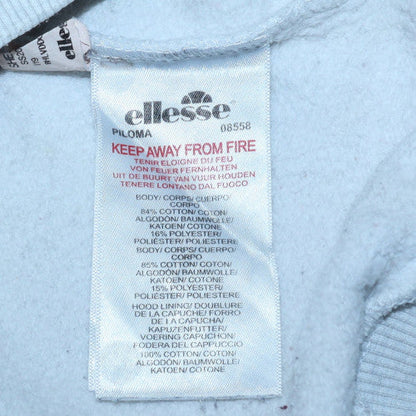 Mens UK Size S ellesse Grey Pullover Hoodie