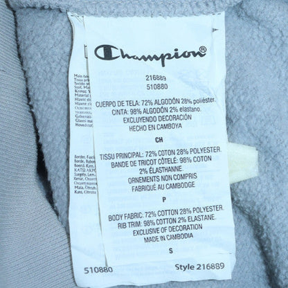 Mens UK Size S Champion Grey Pullover Hoodie