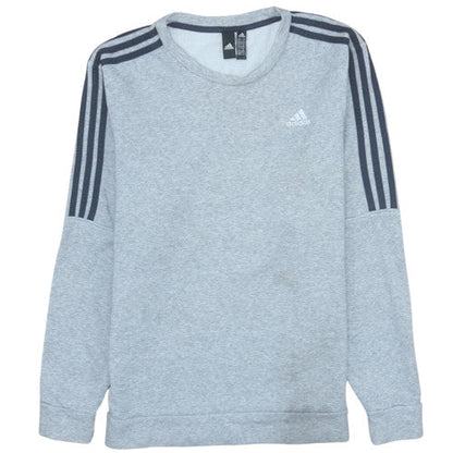 Mens UK Size M adidas Grey Pullover Sweatshirt