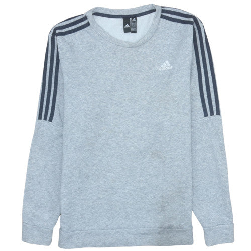 Mens UK Size M adidas Grey Pullover Sweatshirt