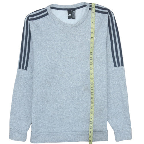 Mens UK Size M adidas Grey Pullover Sweatshirt