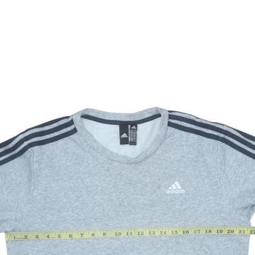 Mens UK Size M adidas Grey Pullover Sweatshirt