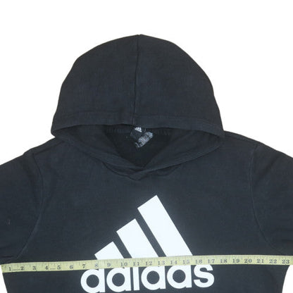 Mens UK Size L adidas Black Pullover Hoodie