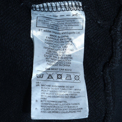 Mens UK Size L adidas Black Pullover Hoodie