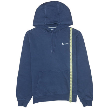 Mens UK Size M Nike Blue Pullover Hoodie