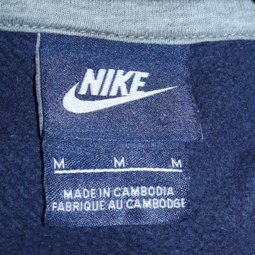 Mens UK Size M Nike Blue Pullover Hoodie