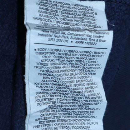 Mens UK Size M Nike Blue Pullover Hoodie