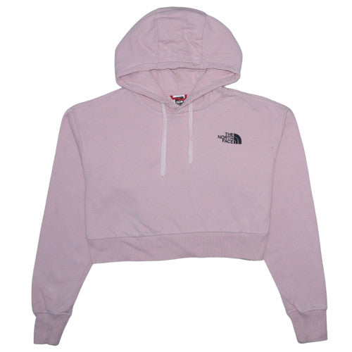 Womens UK Size S The North Face Pink Pullover Hoodie