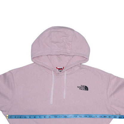 Womens UK Size S The North Face Pink Pullover Hoodie